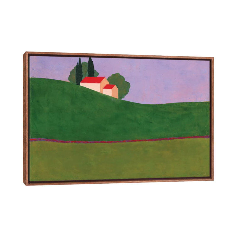Taoz by Itzu Rimmer - Painting on Canvas, Classic Brown Wood Framed, 101.6 cm H x 66.04 cm W