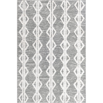 Tapis contemporain blanc cassé Eiryn