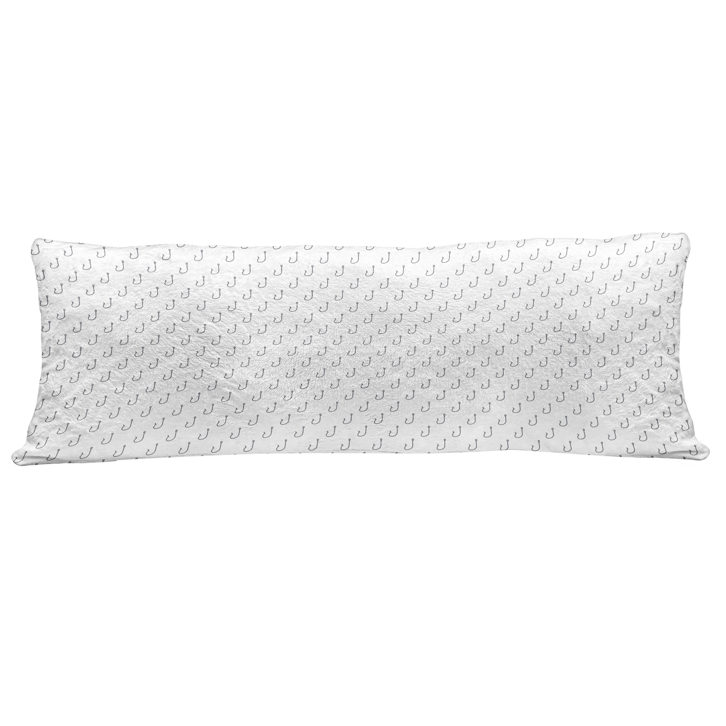 Ambesonne ocean fluffy body pillow case cover with zipper sealife