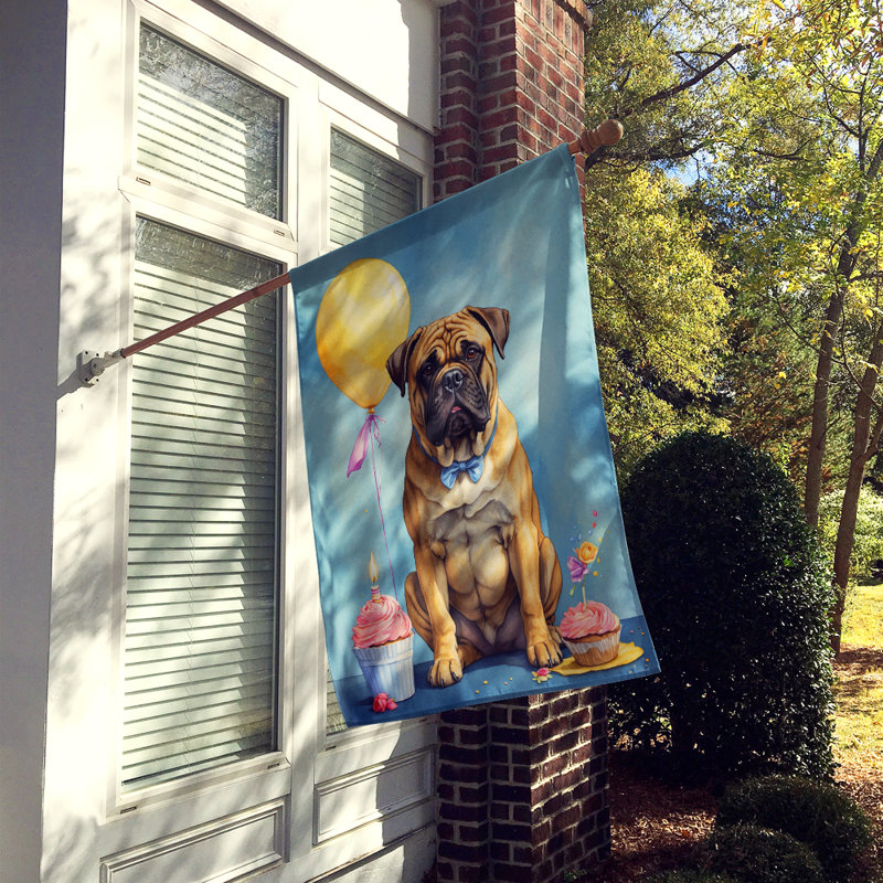 Drapeau «Happy Birthday House», Bullmastiff