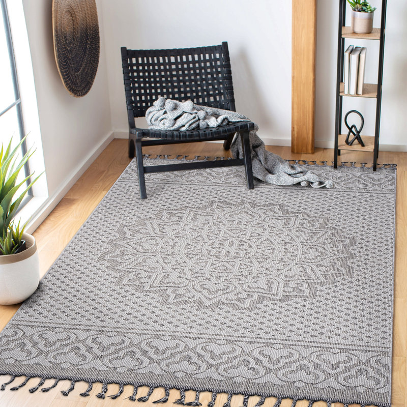 Tapis intérieur / extérieur Collection Medallion, Rectangle 5 pi 3 po x 7 pi 6 po