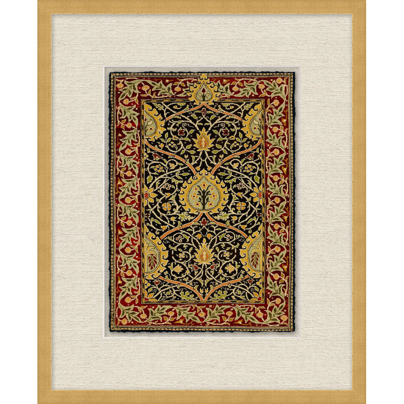 Motif persan 4 - peinture encadrée