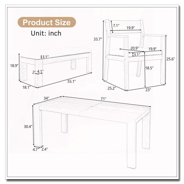 Dimensions du produit
