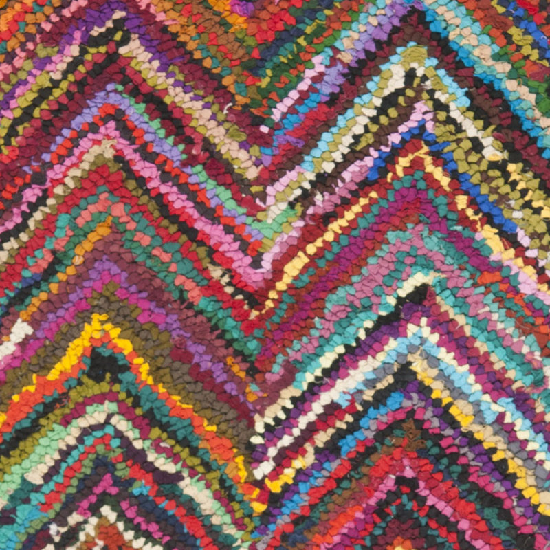Barnes Hand Tufted Multi-Colored Area Rug, Round 6'