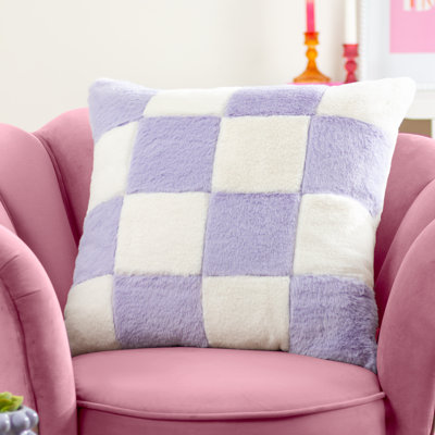 Cozee Check Square Cushion