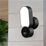 12-Watt LED Video Enabled Dusk to Dawn Battery Operated Flood Light with Motion Sensor