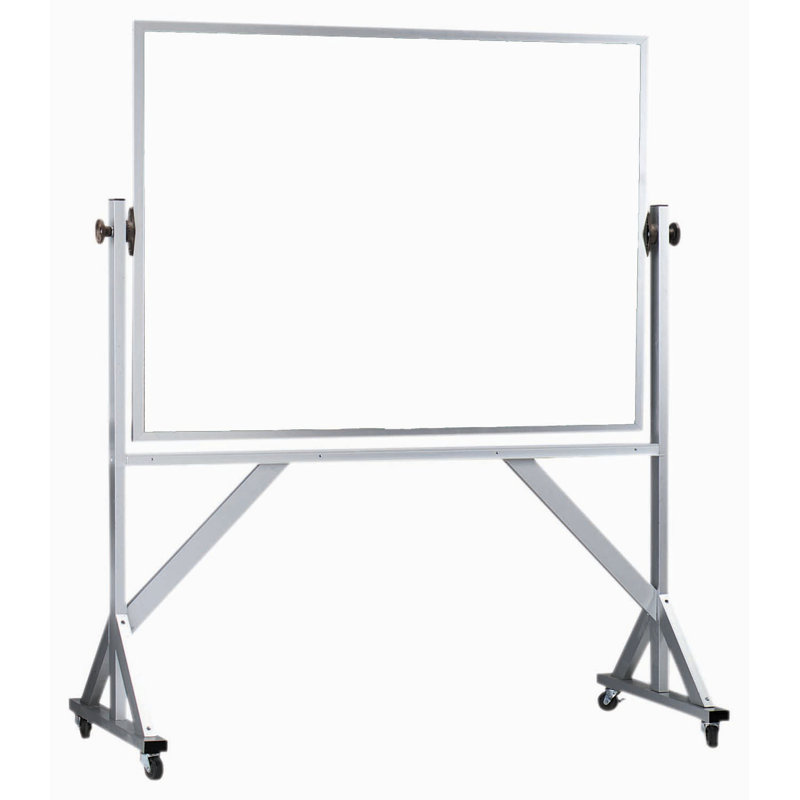 AARCO Melamine Freestanding and No Mounting / Installation Required Whiteboard, 4' H x 6' L