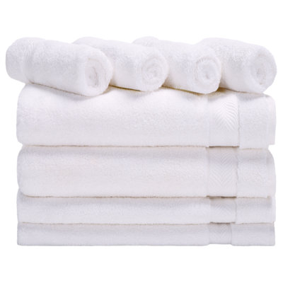 Ensemble de serviettes 8 pièces Aonan - 100% coton