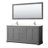 Avery 80'' Double Bathroom Vanity with Quartz Top with Mirror-92726020-97857676-92726019