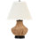 Tahiti 25" Table Lamp in Toast with Linen Shade