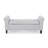 Claxton 50 Inch Contemporary Button Tufted Upholstered Storage Bench with Flip Top, Rolled Arms, Soft Close Hinges-766896841