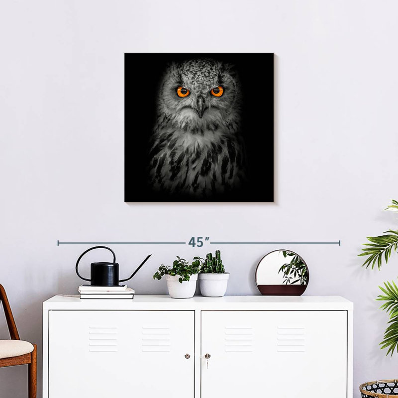 Brampt Intense Eagle Owl, 24" H x 24" W