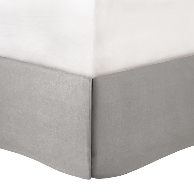 Ensemble d'édredon en microsuède 7 pièces Palmer, Édredon double et 6 pièces supplémentaires, Gris
