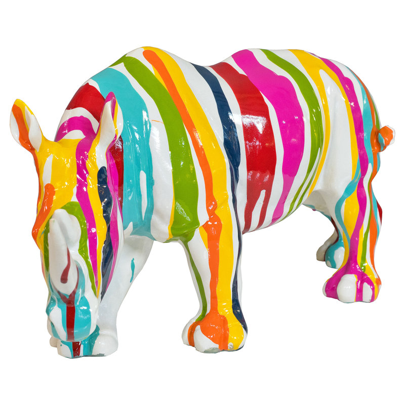 Adrihanna Animals Figurines & Sculptures, White