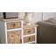 Armoire de rangement avec poignée rétro