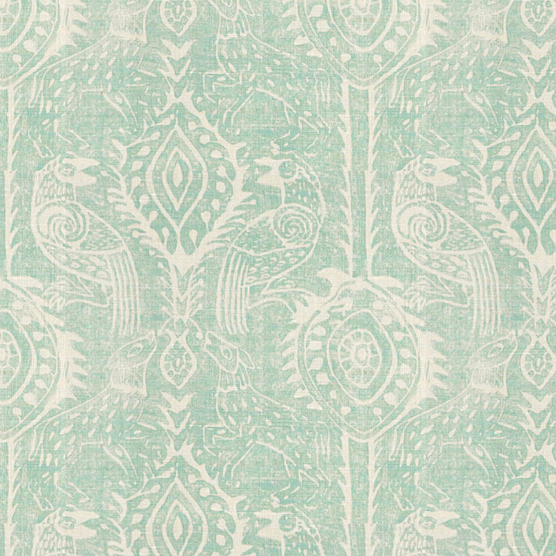 Beasties Fabric, Aqua