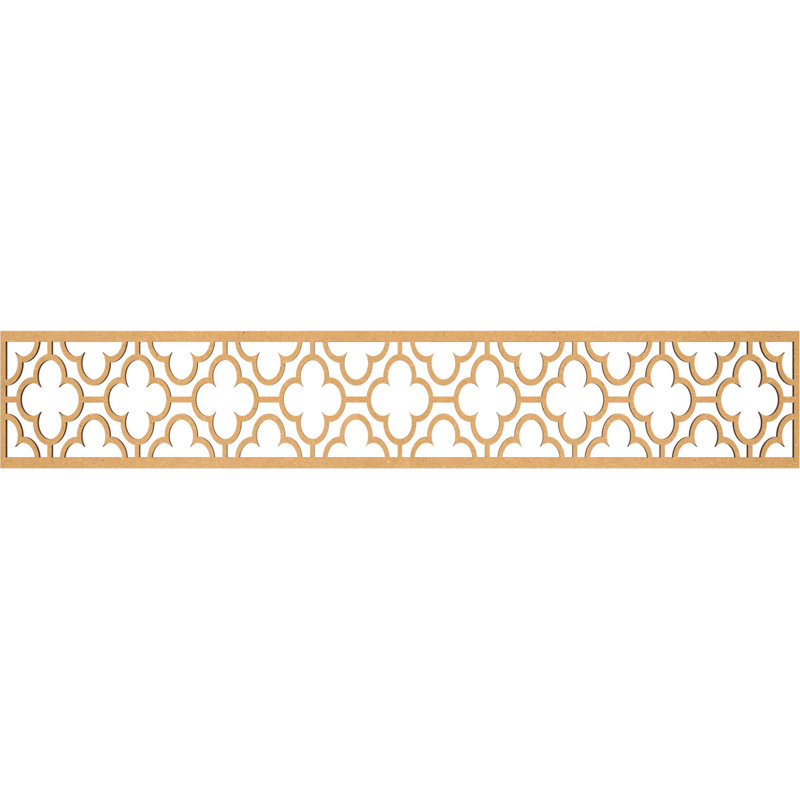 Moulure de Chicago, H 8 po x l 46,625 po x P 0,25 po, Bois aggloméré brut