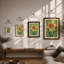Daffodil Bold Botanical - Framed Print-2049512847-2049512841