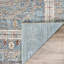 Tapis bleu frangé Mizic-1110775334