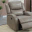 Fauteuils inclinables électriques inclinables gris ardoise 35 po x 38 po x 40 po H | Gris | Cuir