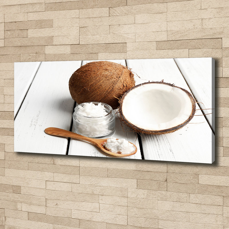Coconut Oil - No Frame Print on Canvas