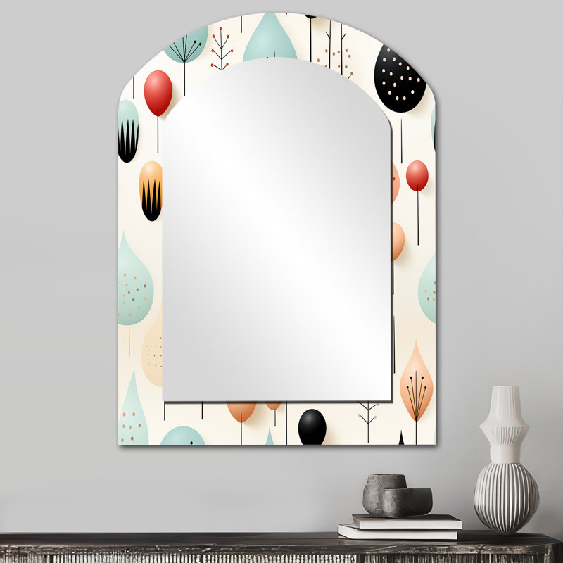 Pastel scandinave géométrique formes, 34 po x 25 po