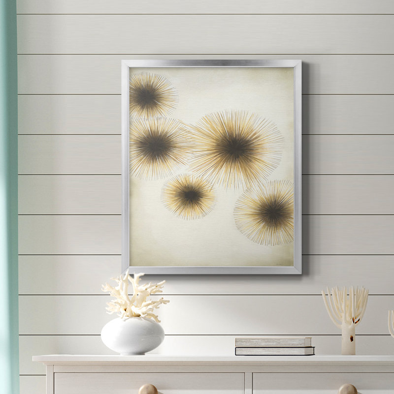 Toile encadrée de qualité supérieure Starlight - prête à être accrochée, H 20 po x l 16 po, Argent