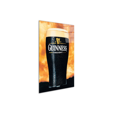 "Homage to Guinness" by Studio 53×79.5 cm CrystalArt Acrylic Glass Effect, Lightweight Ready to Hang
