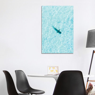 Shark In The Shallows by Jaxon Roberts - Wrapped Canvas Gallery-Wrapped Canvas Giclée