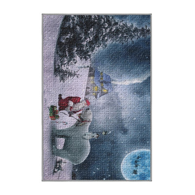 Tapis de noël zone grise