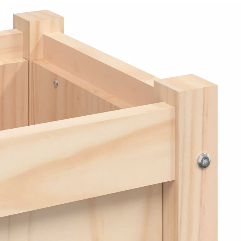 Brocklin Planter Box, Natural Pine, 50cm H x 150cm W x 50cm D