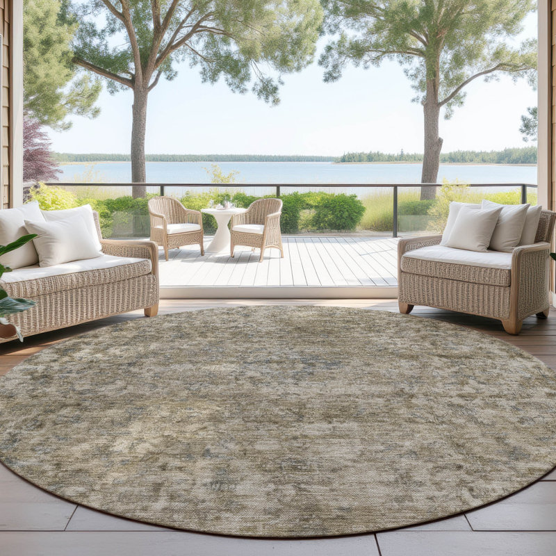Tapis intérieur / extérieur Felissae, 2 pi 6 po x 3 pi 10 po