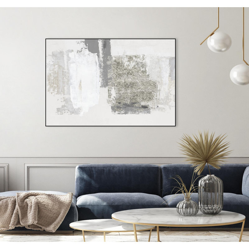 «Silver Slate», toile encadrée par Giant Art