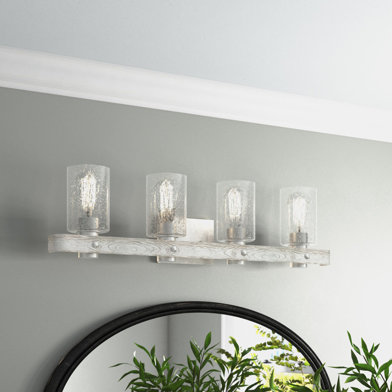 Kingsley 4 - Light Dimmable Vanity Light, Galvanized