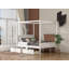 Lit plateforme double avec rangement Grovesend-87036340