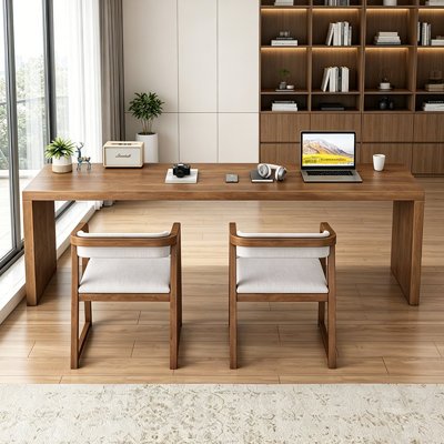 Bureaux rectangulaires simples modernes en bois massif