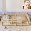 Lit sur pied en bois massif avec clôture et sans porte-850059586-850059585