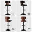 Tabourets de bar pivotants avec dossier Olivetti-1882189551-1882189550-1891964749