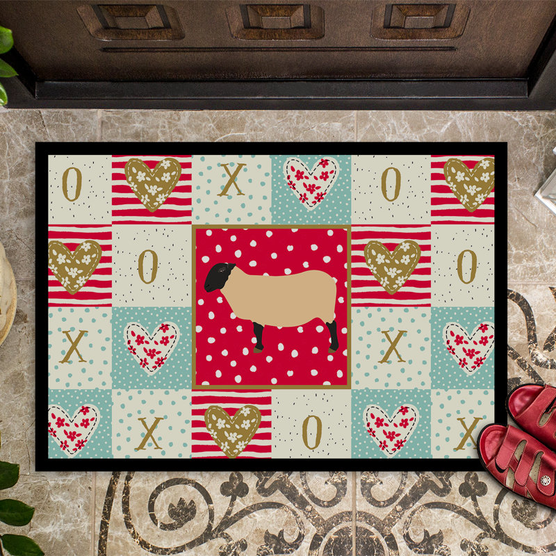 Devansh Non-Slip Patchwork Indoor Doormat