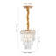 1 - Light Gold Chandelier Pendant
