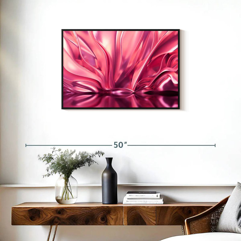 Avery Blush Pink Abstract, 21" H x 31" W