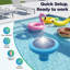Ioniseur de piscine solaire - Nettoyeur d'ions en cuivre flottant pour piscines, spas et spas