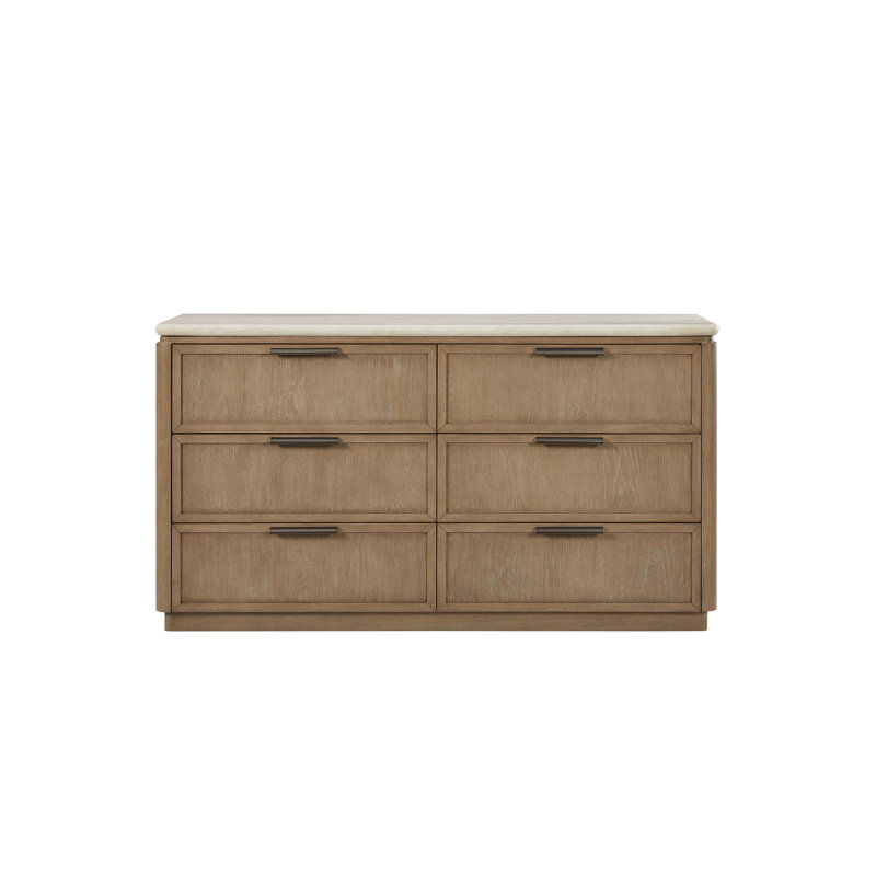 Commode en placage de chêne
