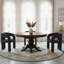 Upholstered Modern Dining Chair Kitchen Velvet Armchairs-1855349036