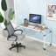 Bureau mobile pour ordinateur portable à roulettes