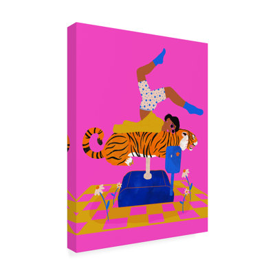 Reproduction d'art moderne et contemporain, "A Tiger In Your Heart" sur toile par Jota De Jai