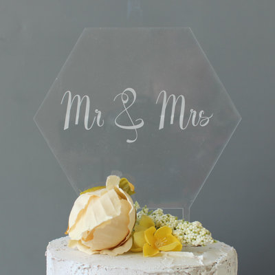 Plastic Cake Topper