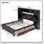 Lit en bois avec armoire et tablette tout-en-un-20929716