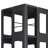 4-Tier Steel Rotating Bookshelf with 360° Wheels, Large Size Book Rack-1097291414