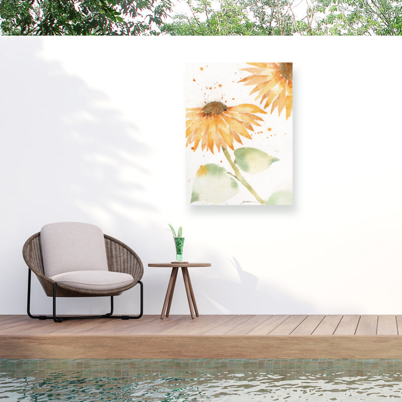 Tournesols bolins d'été, H 19 po x l 14 po